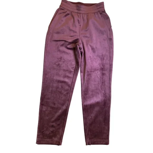 Lululemon Align Velvet Soft Jogger Pants Burgundy Xxs - Picture 7 of 12